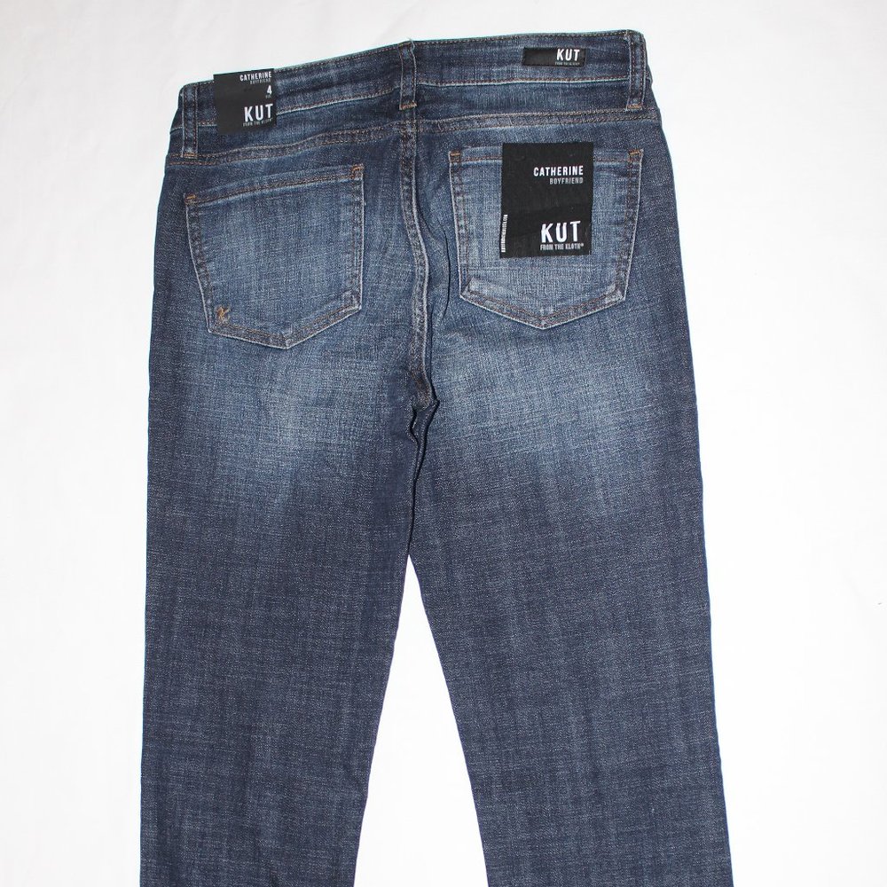 KUT FROM THE KLOTH BOYFRIEND JEANS SZ 4 - Picture 4 of 6